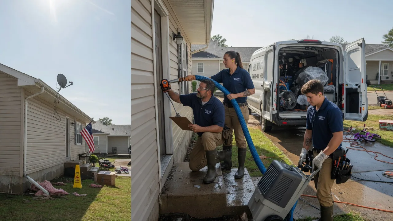 Ceiling Water Damage Restoration in Augusta, ME near me